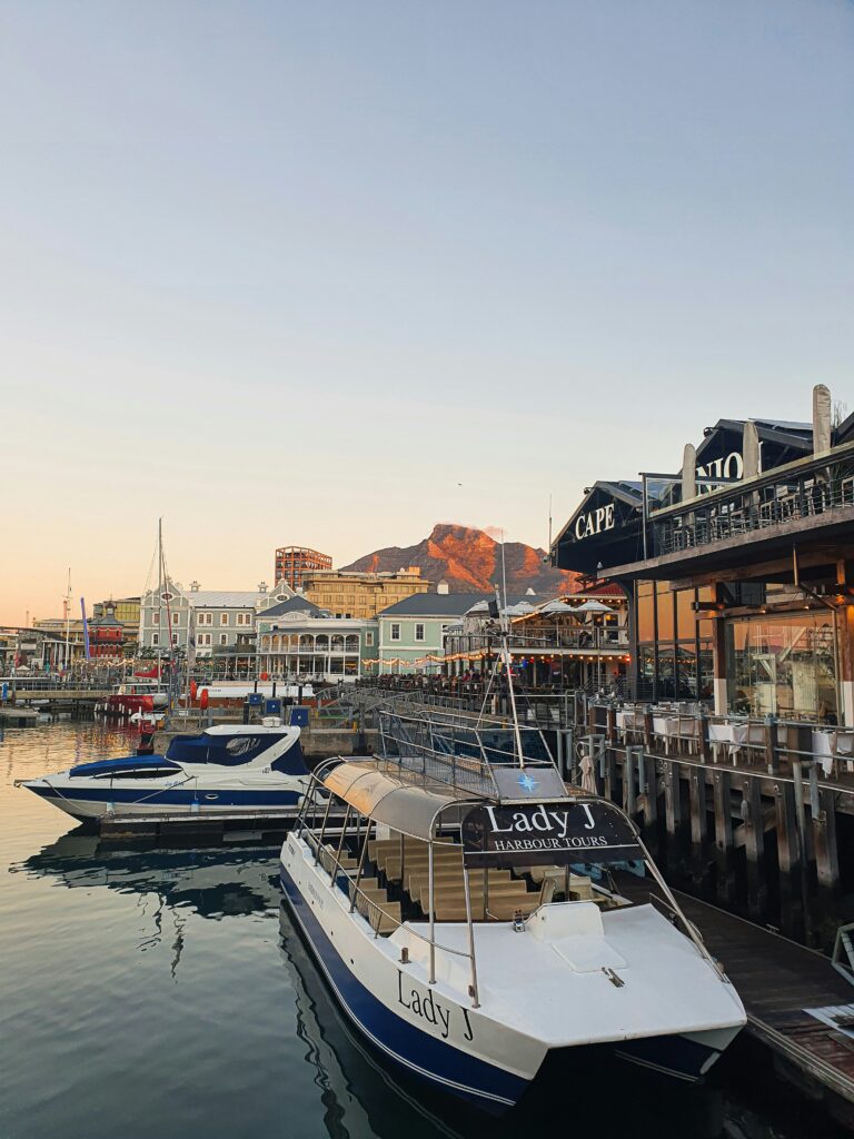 A view of the VA Waterfront docks in Cape Town