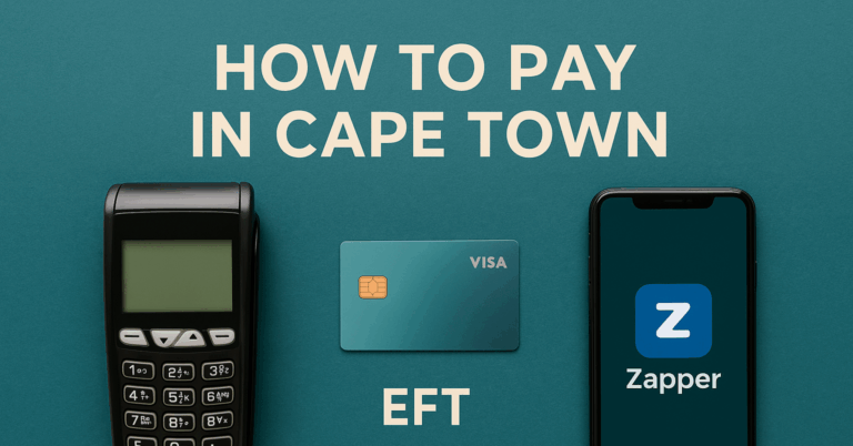 how to pay in cape town with pos, cards, zapper