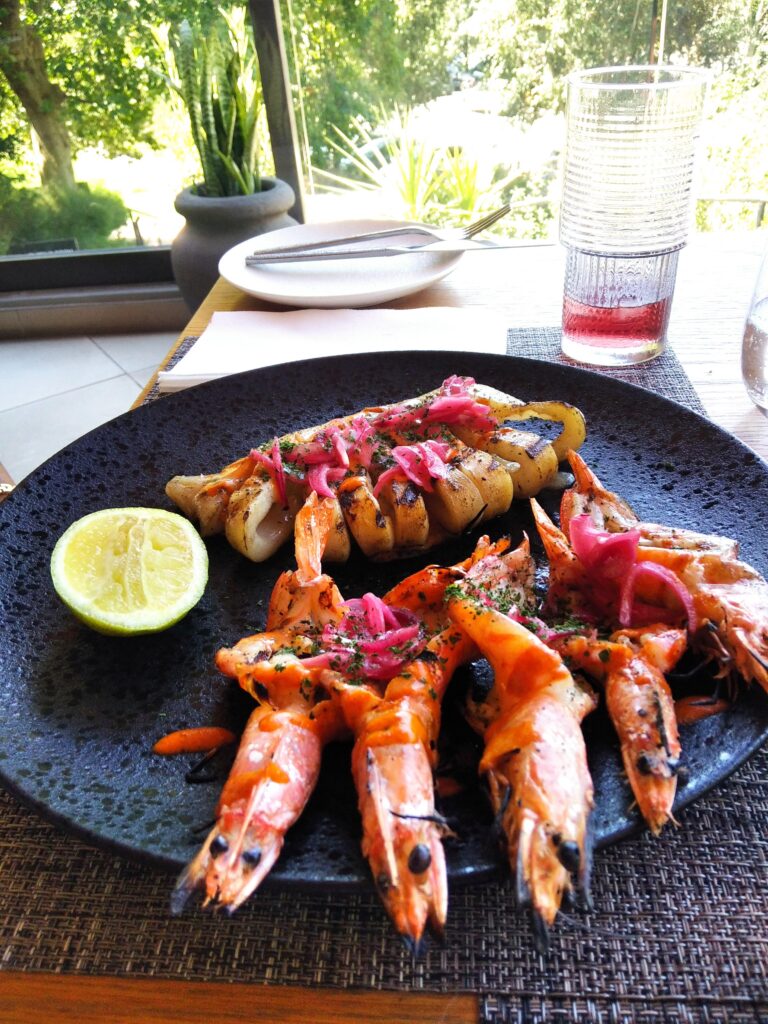 Seafood at Wylde Vy Bisto, restaurant in Durbanville